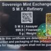 S M X - 5 Grams 999.9 Fine Gold (Physical) Bar (24k)