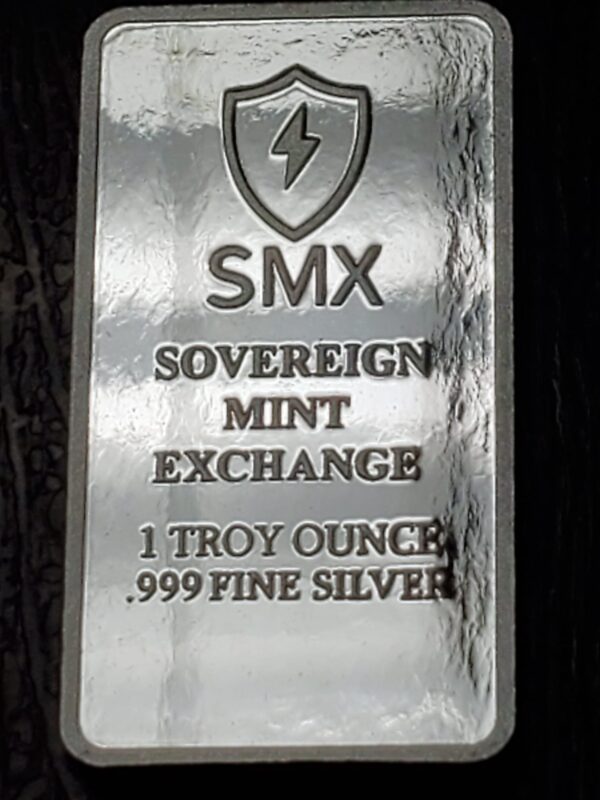 S M X - 1 ozt .999 Fine Silver Bar